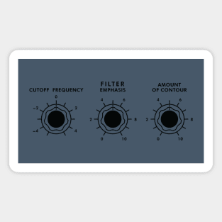 Vintage Analog Filter Controls Magnet